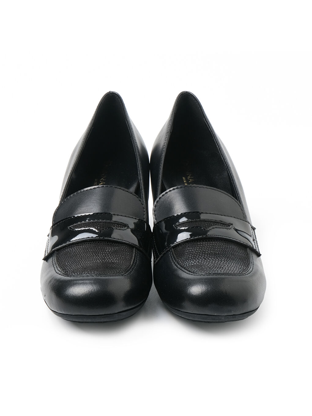 Siyah Kadın Klasik Ayakkabı 7E4907 24907 Micro Tech Nero-2