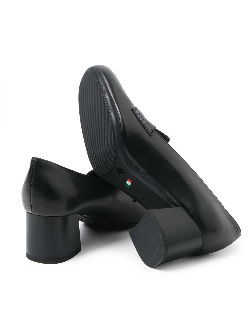 Siyah Kadın Klasik Ayakkabı 7E4907 24907 Micro Tech Nero-4