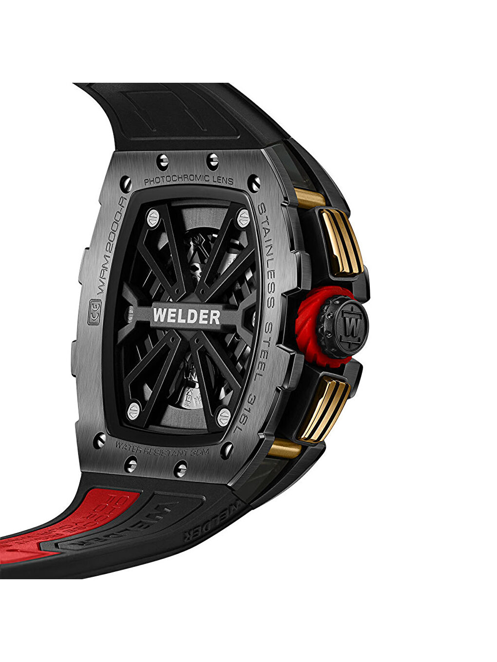 Siyah WRM2000-R Erkek Kol Saati-5