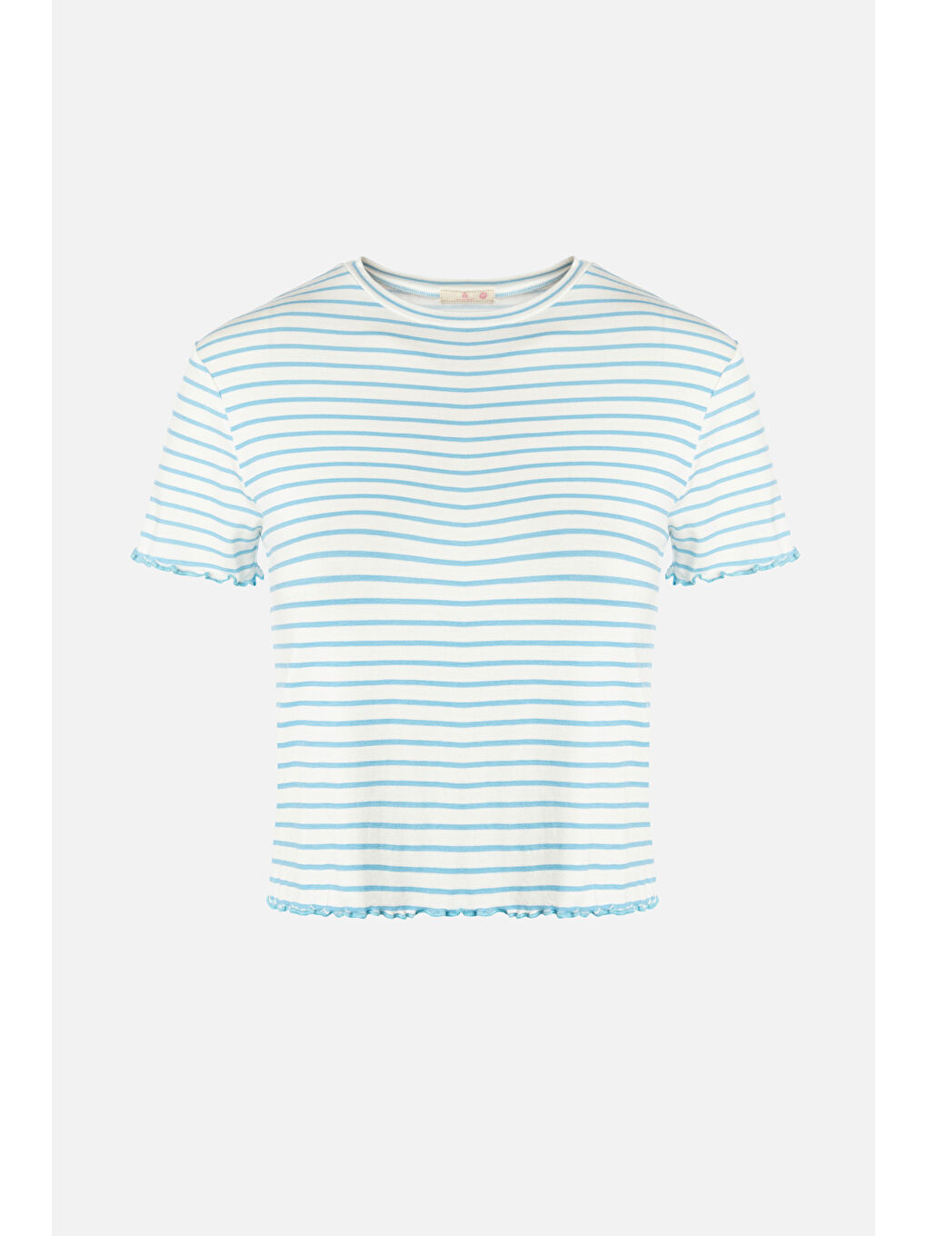 Mavi Kadın Baby Ovelok Detaylı Şortlu Pijama Takımı-2