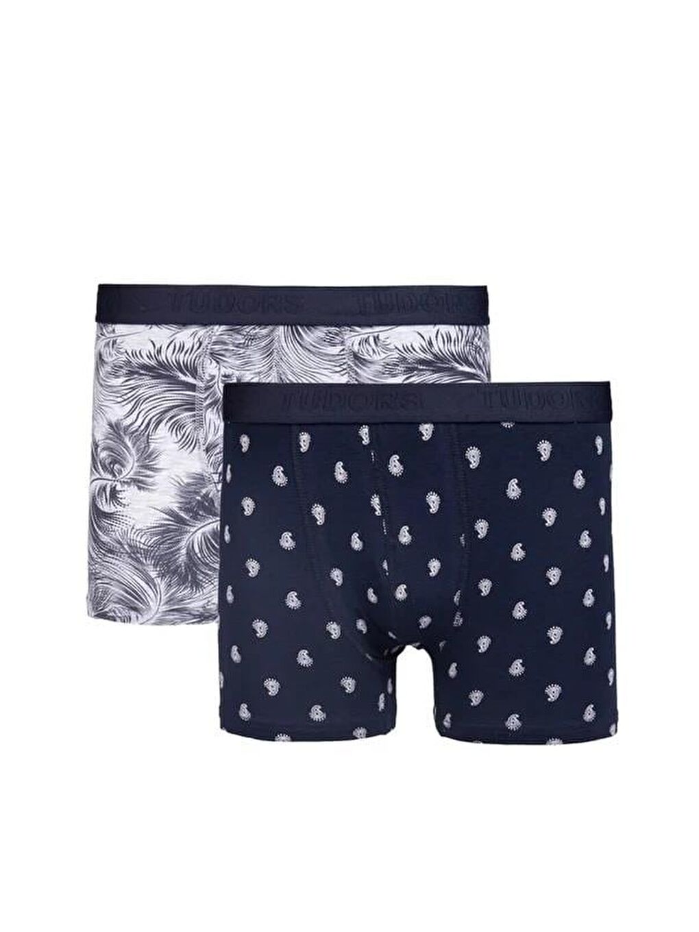 Karışık Erkek 10'Lu Desenli Elastanlı Pamuklu Esnek Kumaş Premium Seri Boxer-2