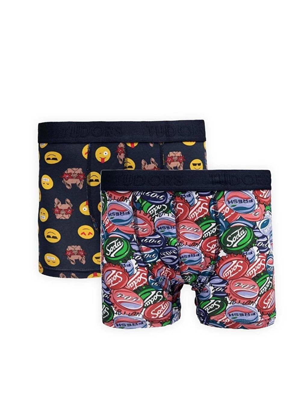 Karışık Erkek 10'Lu Desenli Elastanlı Pamuklu Esnek Kumaş Premium Seri Boxer-3