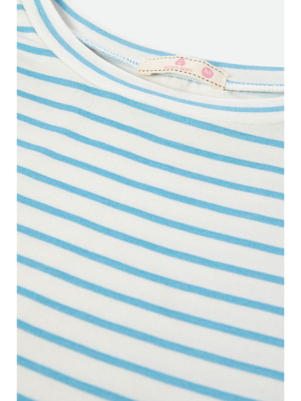 Mavi Kadın Baby Ovelok Detaylı Şortlu Pijama Takımı-3