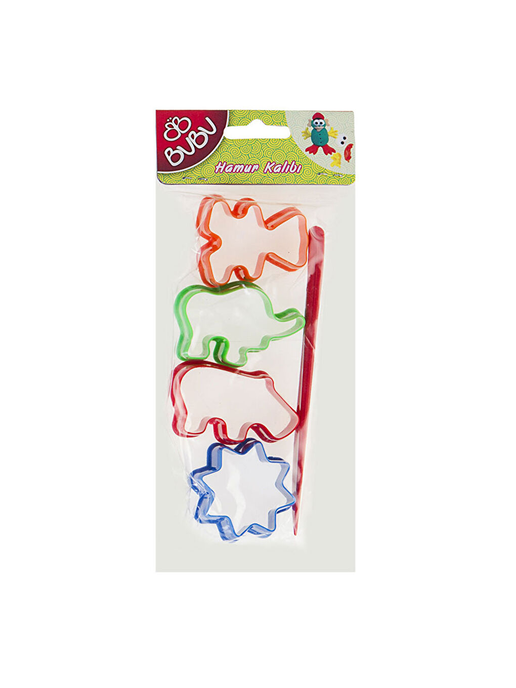 Bu-Bu Oyun Hamuru Kalıbı 5 Parça 00003