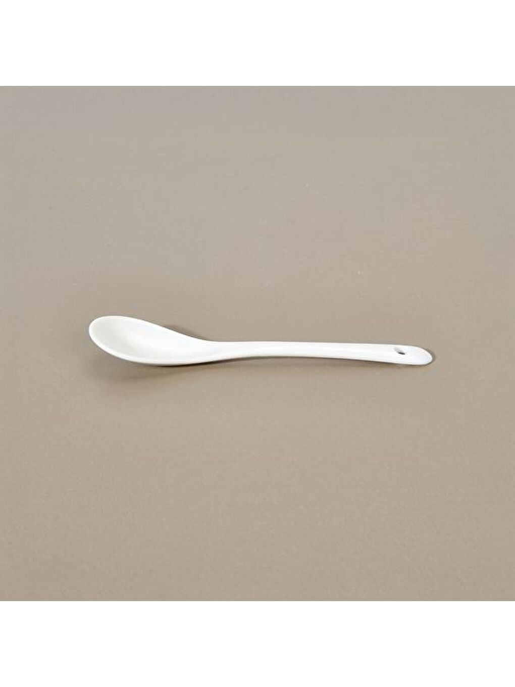 6'lı Kahve Kaşığı Seti - Beyaz - 12,5 cm-2