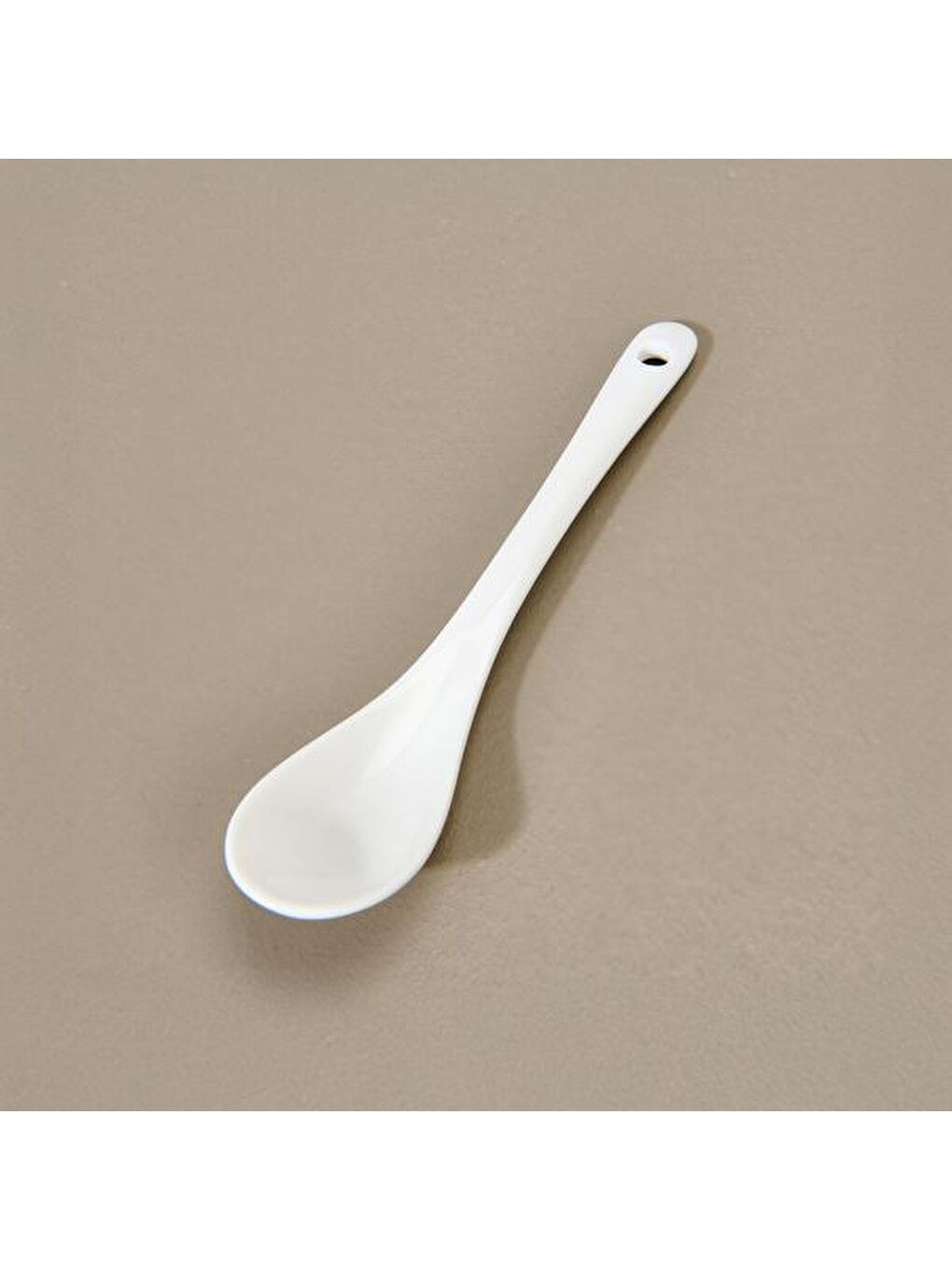 6'lı Kahve Kaşığı Seti - Beyaz - 12,5 cm-3