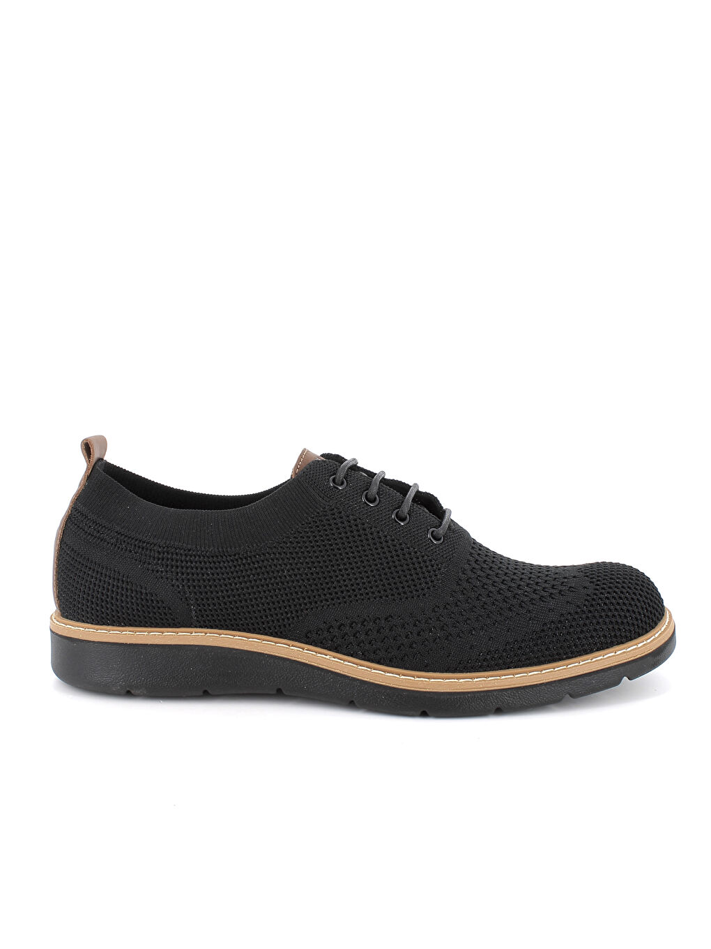 Siyah Erkek Sneaker 7608100 URT 76081 TES.FLYKNIT Nero-1