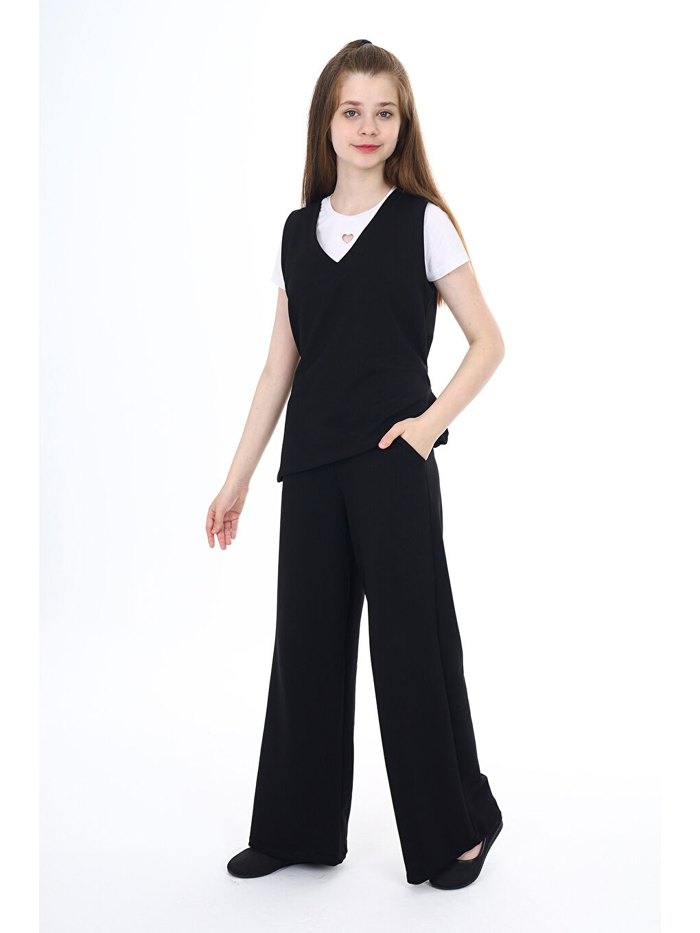 Siyah Kız Çocuk Okul Takım-3