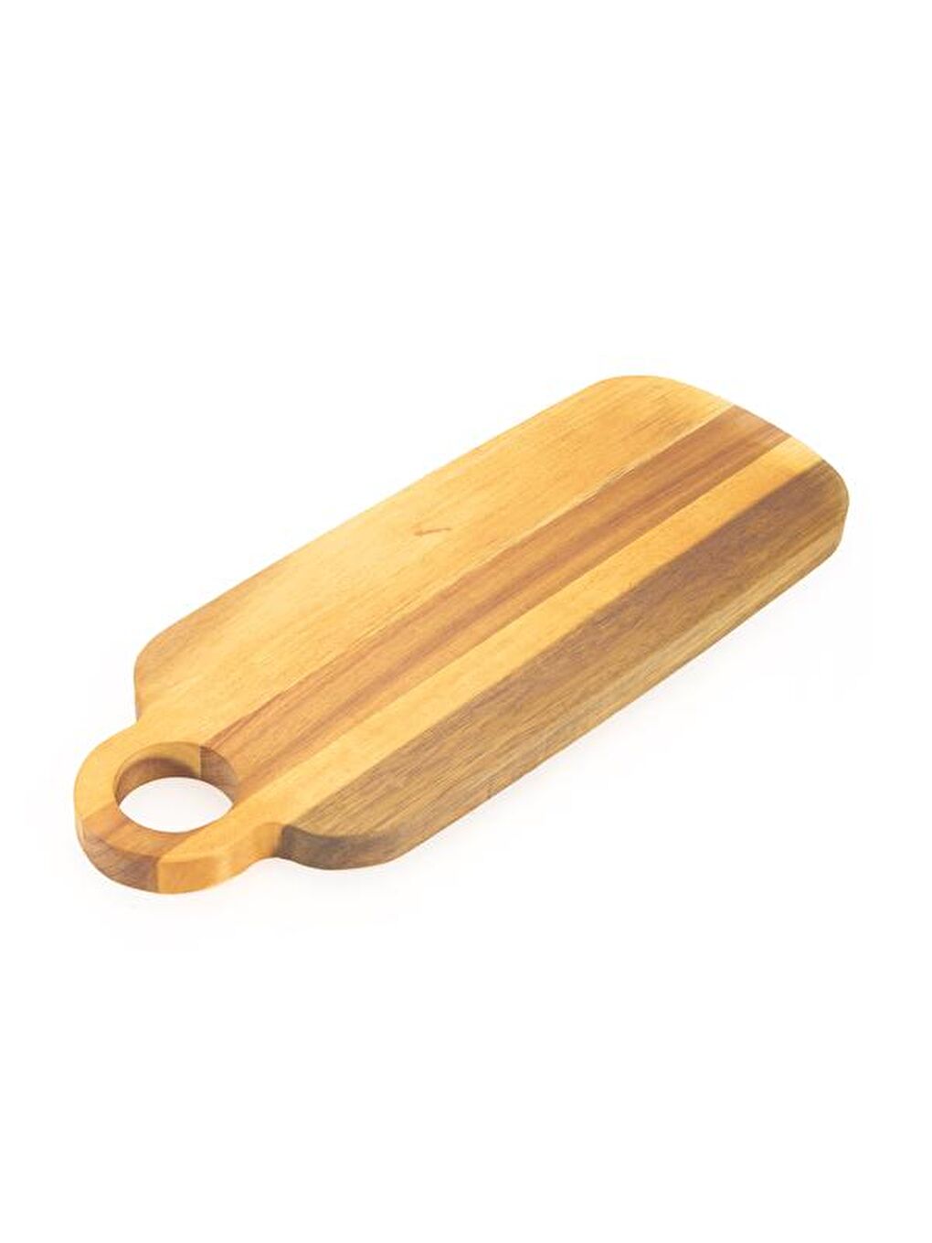 Akasya Dikdörtgen Kesme Tahtası - Kahverengi - 32x12 cm-1