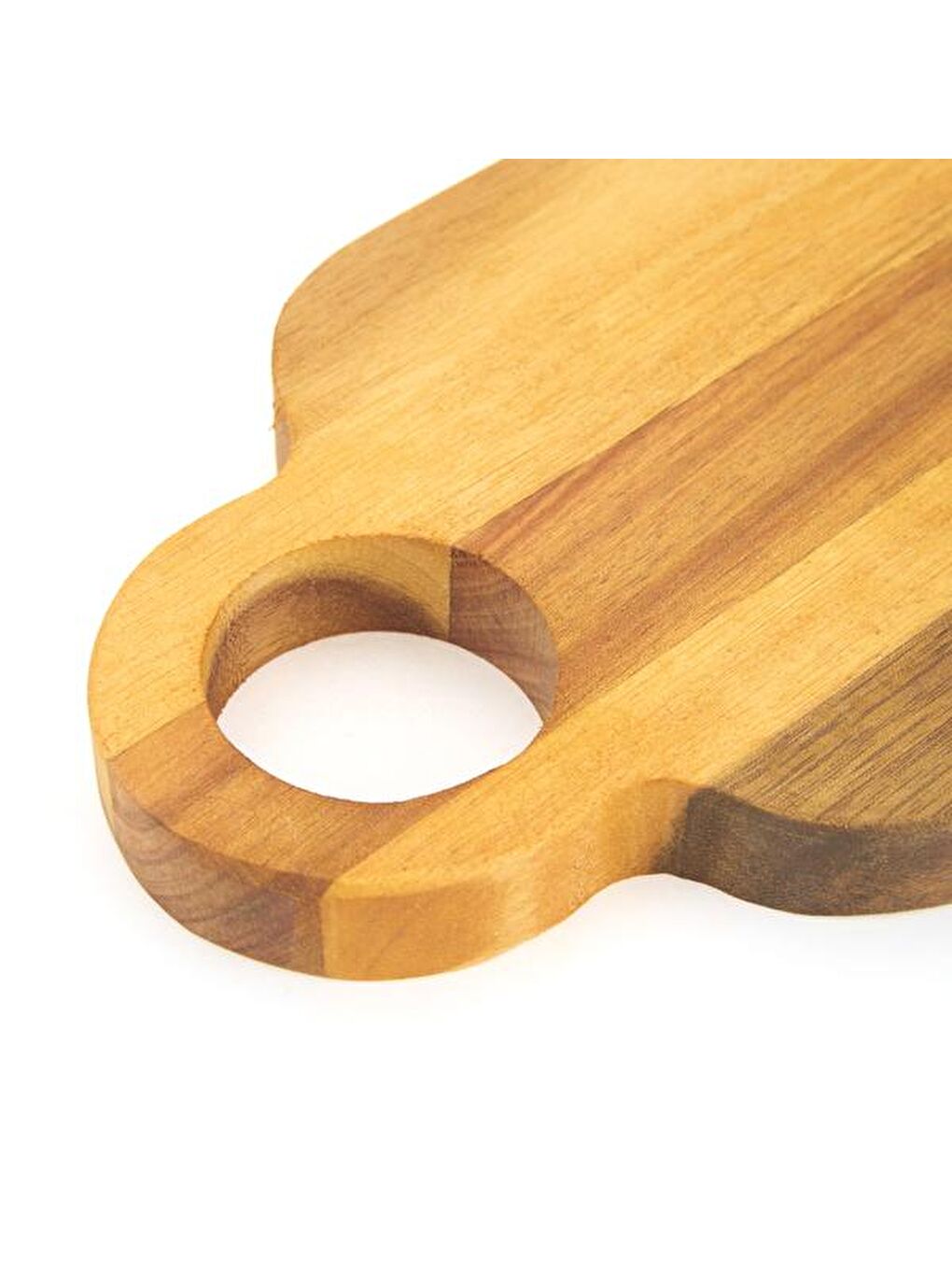 Akasya Dikdörtgen Kesme Tahtası - Kahverengi - 32x12 cm-2