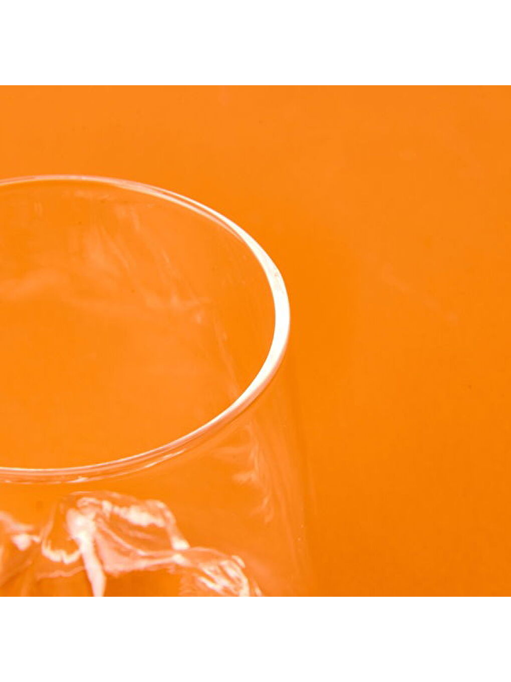 Renksiz İçi Buz Dağı Kabartmalı Bardak - Şeffaf - 400 ml-1