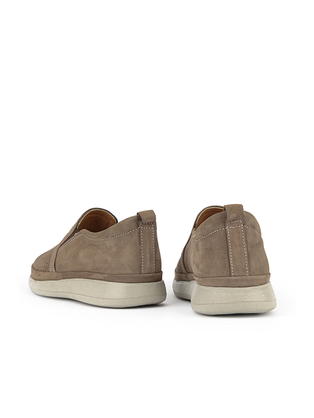 Bej Erkek Hakiki Deri Konfor Ayakkabı 1611002Z26092 Vizon-2