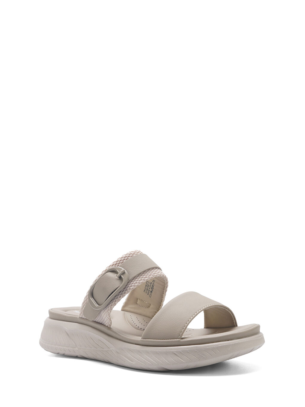 Bej TRV2756.ZFX Vizon Kadın Terlik-1