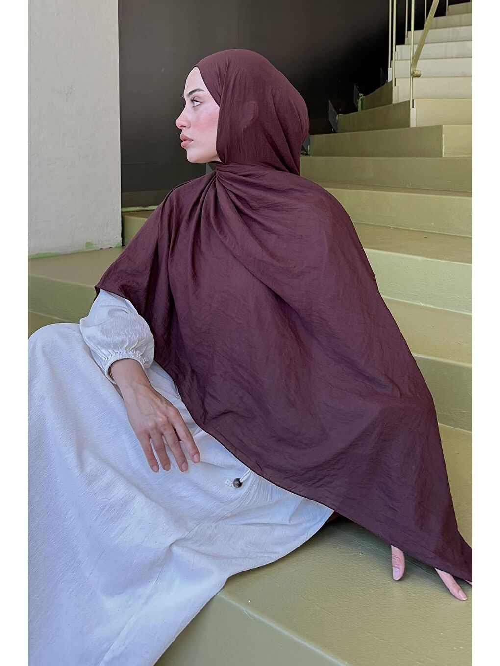 Kahverengi Organic Premium Şal Çikolata Kahve-3