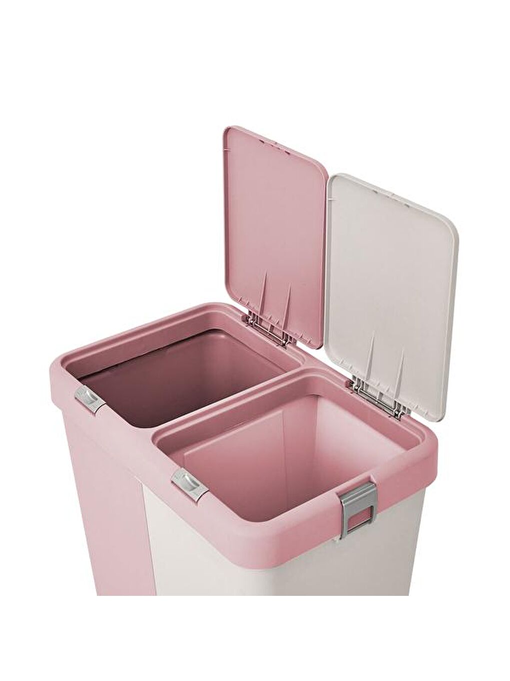 Duo Laundry Çamaşır Sepeti - Pembe / Beyaz - 80 lt-6