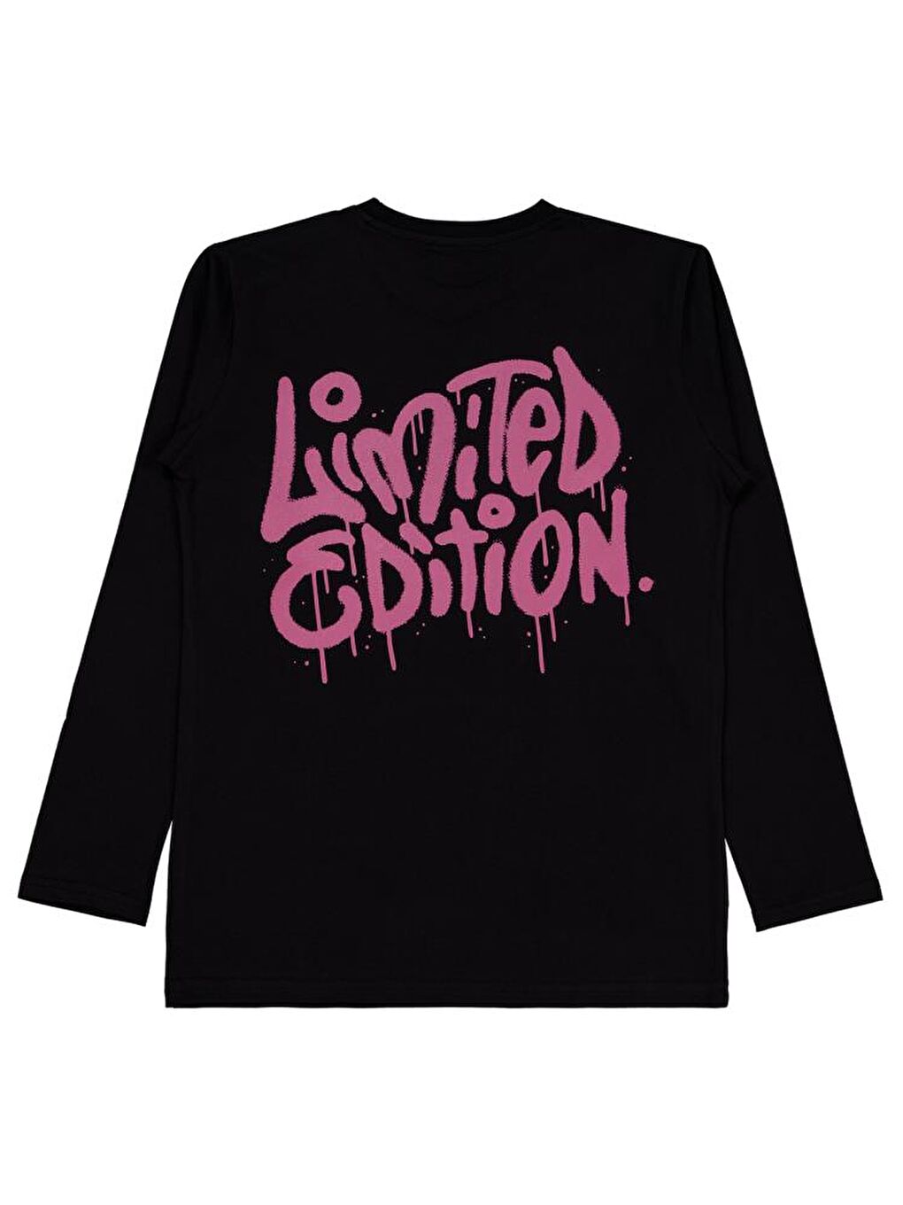 Siyah Erkek Çocuk Limited Edition Baskılı 10-13 Yaş Sweatshirt