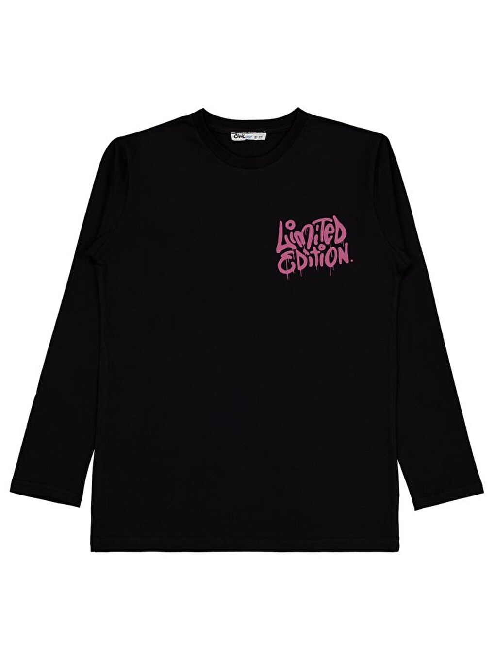 Siyah Erkek Çocuk Limited Edition Baskılı 10-13 Yaş Sweatshirt-1