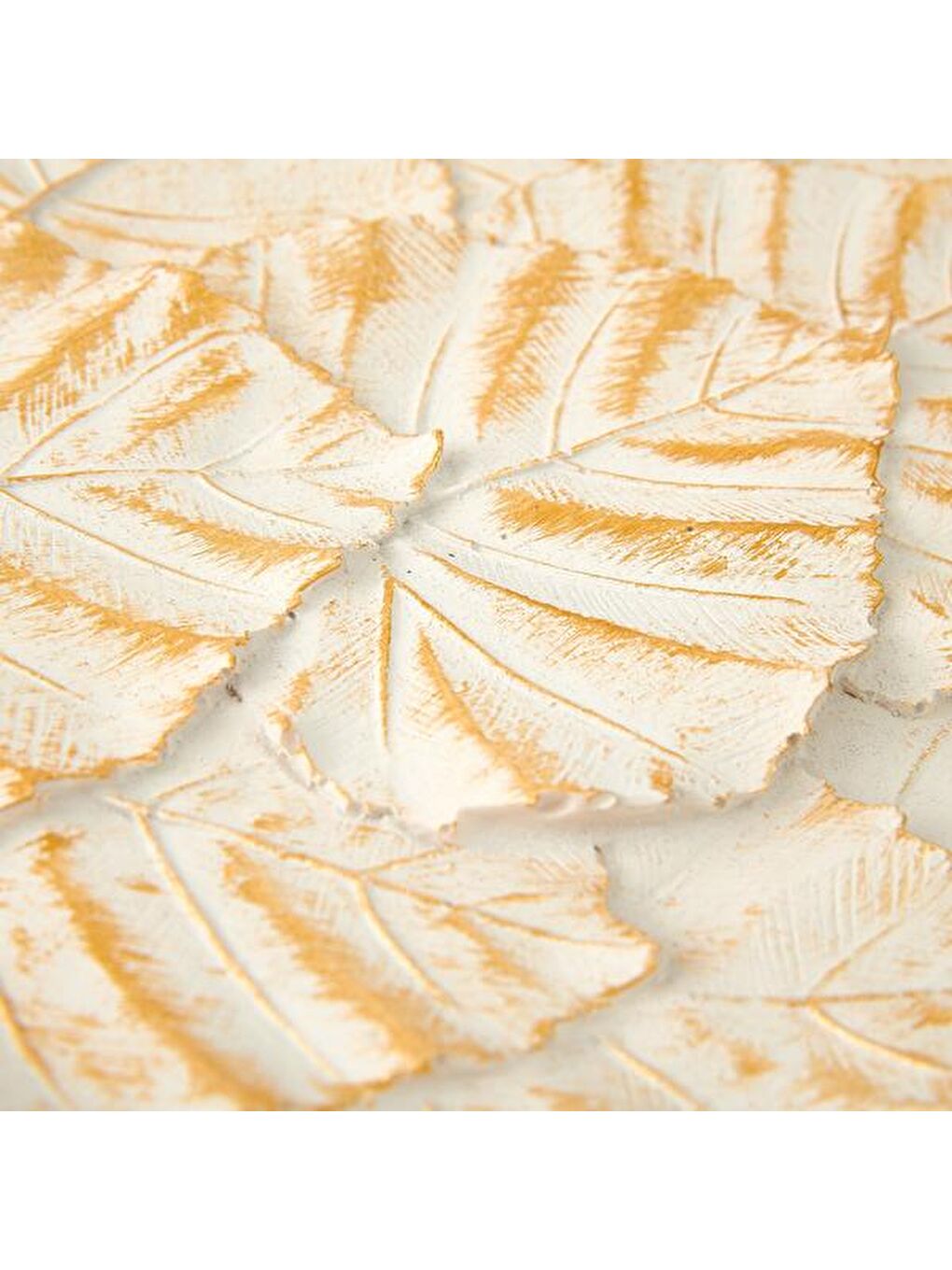 Beyaz Dekoratif Spring Tabak - 29x32 cm-2