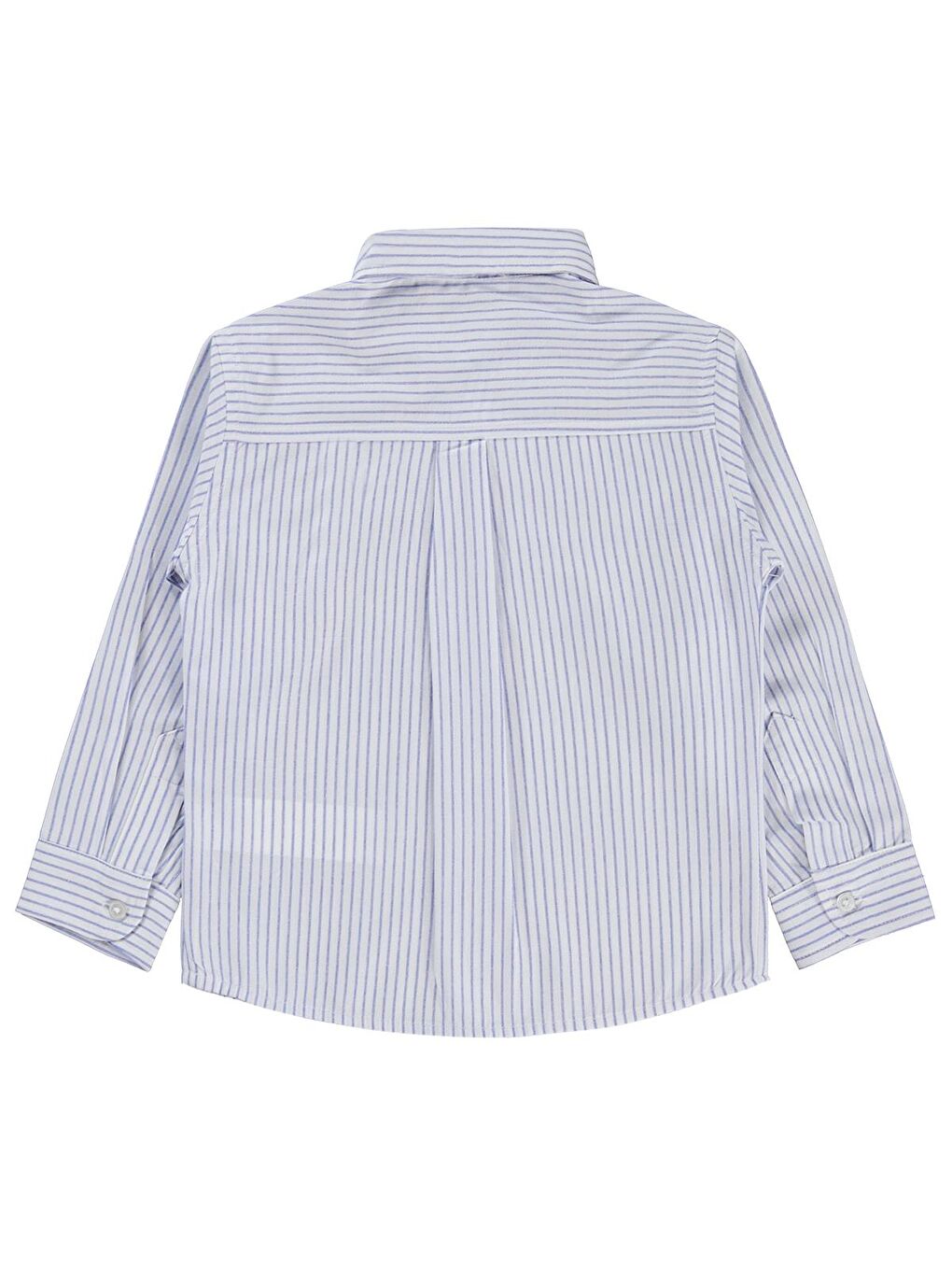 Boys Çizgili 2-5 Yaş Gömlek - Mavi 3-4 Yaş-1