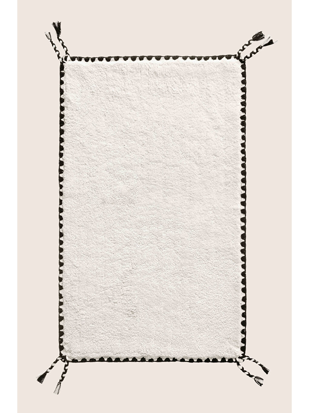 Vina Tekli Banyo Paspası Bambu 50x80 cm Ekru