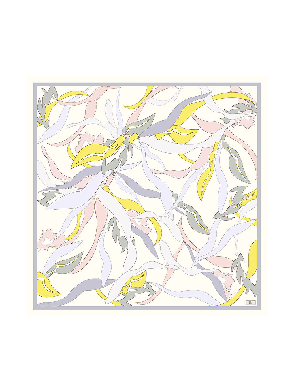 Karışık Twill İpek Eşarp Colors-1