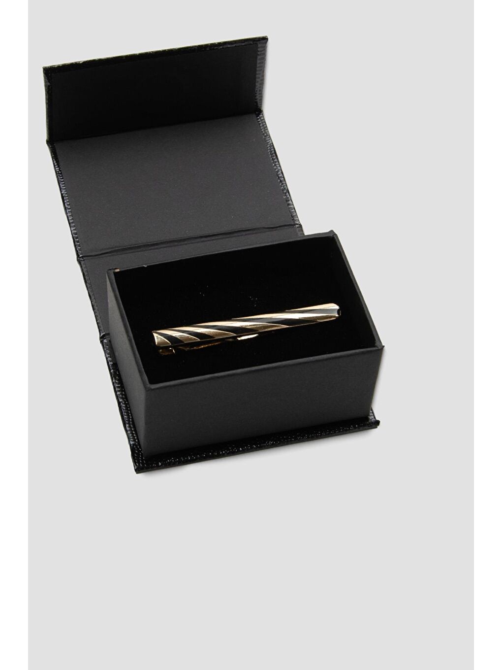 98007 Gold Siyah Erkek Kravat İğnesi