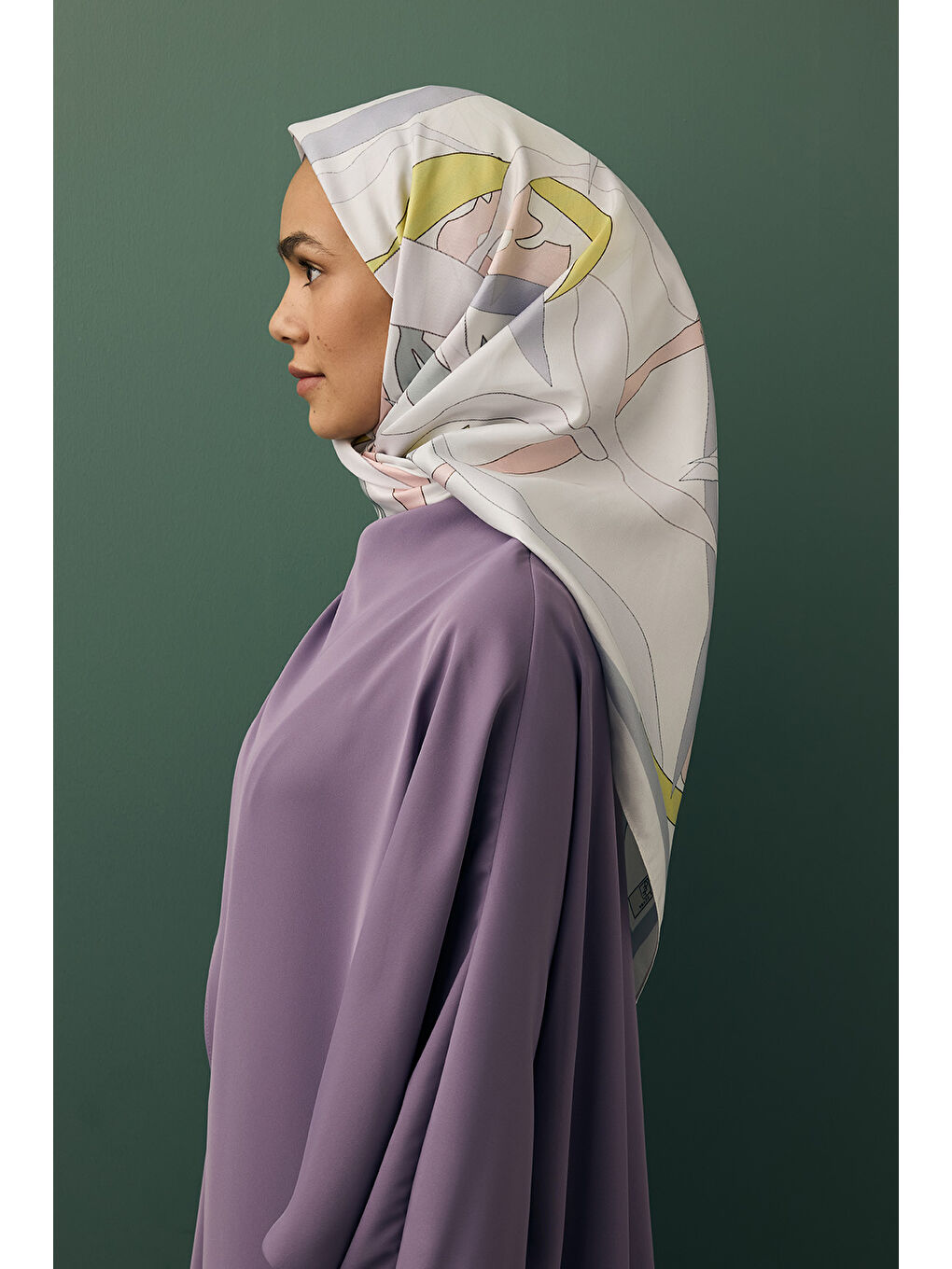 Karışık Twill İpek Eşarp Colors-4