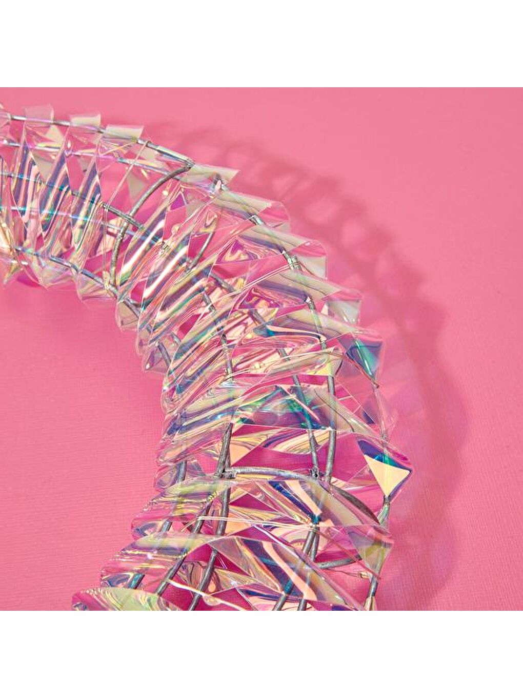 Sarı Çelenk Dekoratif Aydınlatma - 30 cm-2