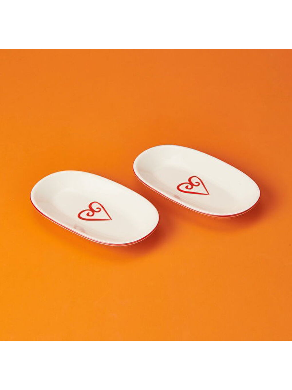 Evidea Kitchen Love 14 Parça Kahvaltı Takımı - Pembe / Beyaz - 1