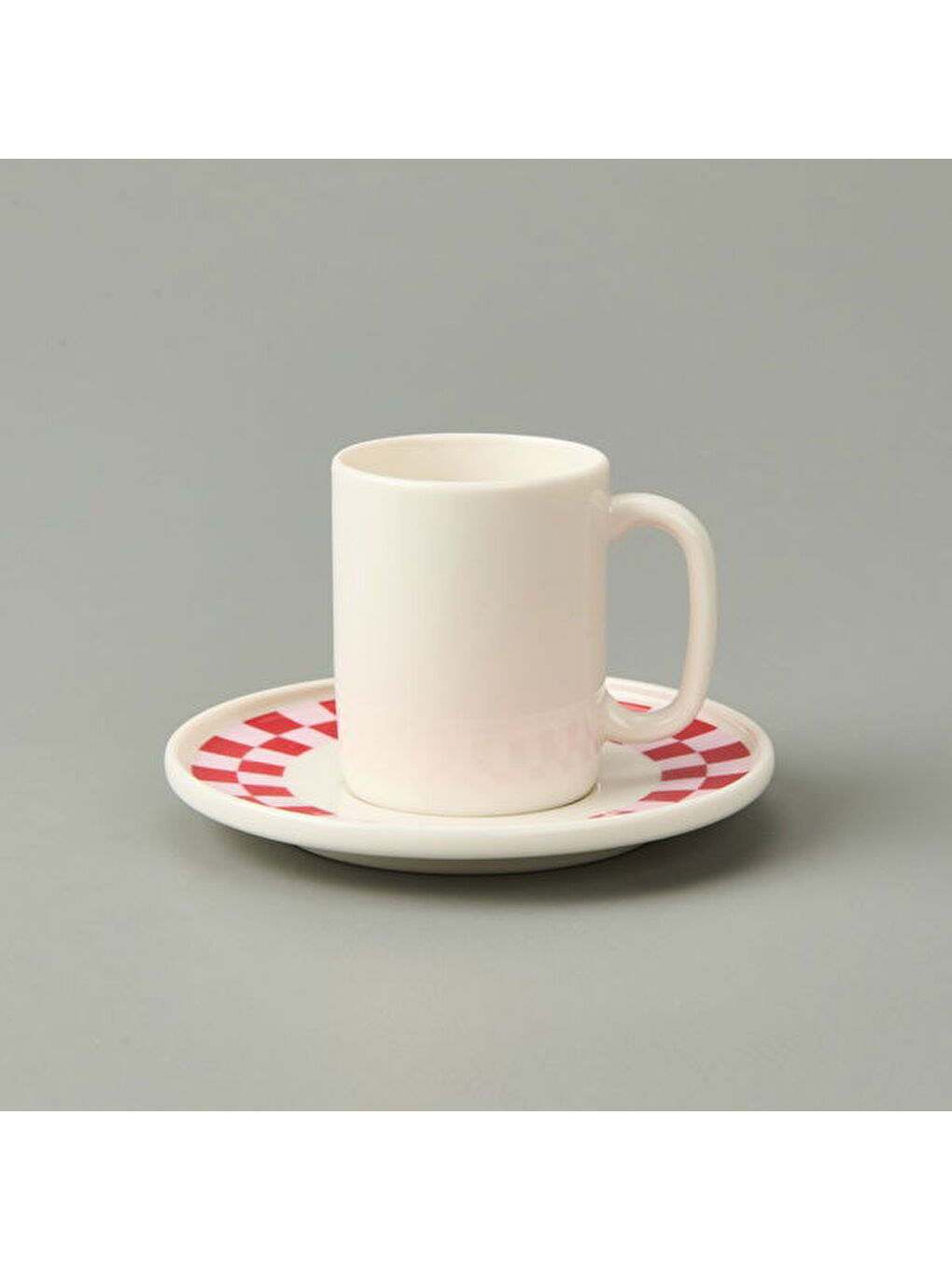 Kitchen Love 4 Parça Kahve Fincan Takımı - Pembe / Beyaz-3