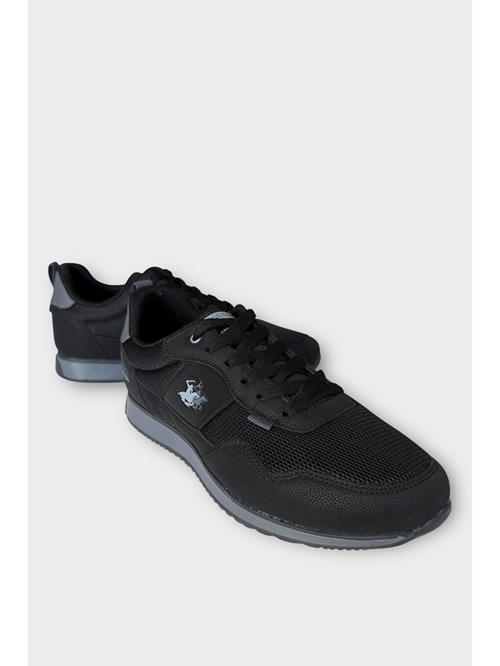 Siyah Erkek Ortopedik Günlük Airfile Sneaker Spor Ayakkabı Sİyah-1