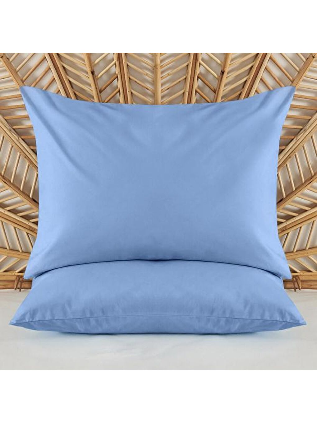 Soft 2'li Yastık Kılıfı - Mavi - 50x70 cm