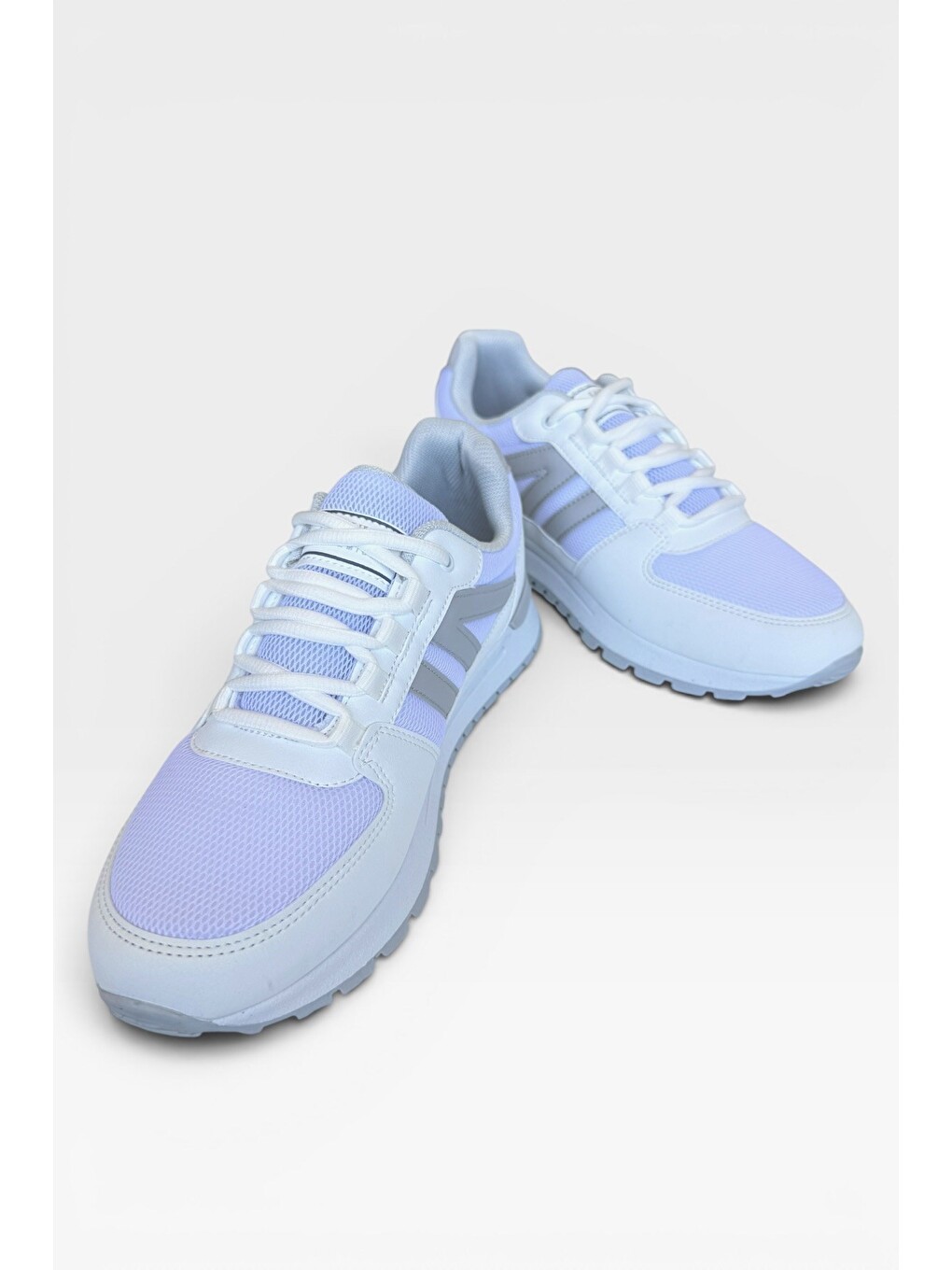 Erkek Ortopedik Airfile Günlük Yürüyüş Koşu Sneaker Spor Ayakkabı Beyaz-2