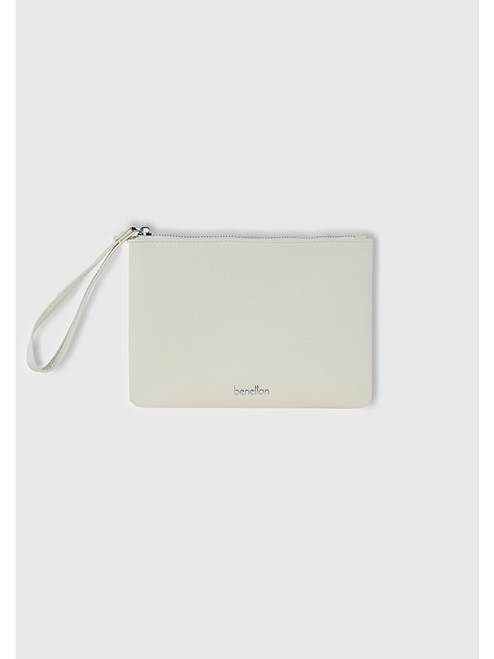 Ekru Unisex Krem Clutch Çanta