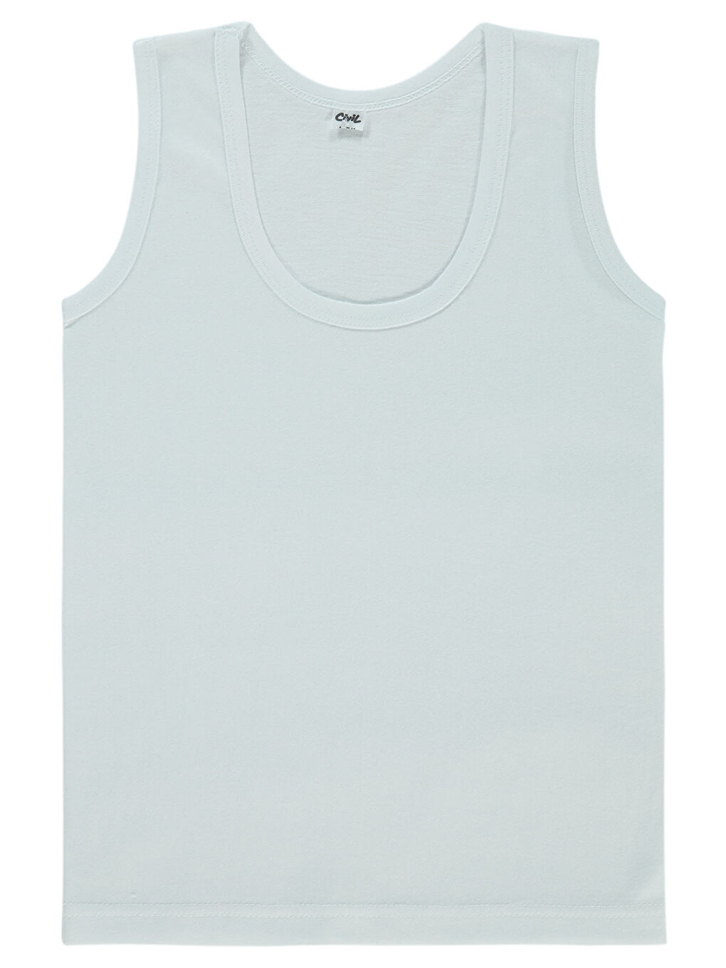 Boys Erkek Çocuk Atlet 2-12 Yaş Beyaz