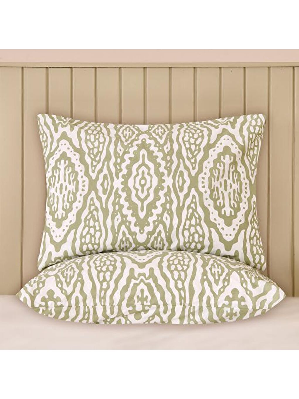 Evidea Soft Verda 2'li Yastık Kılıfı - Yeşil - 50x70 cm