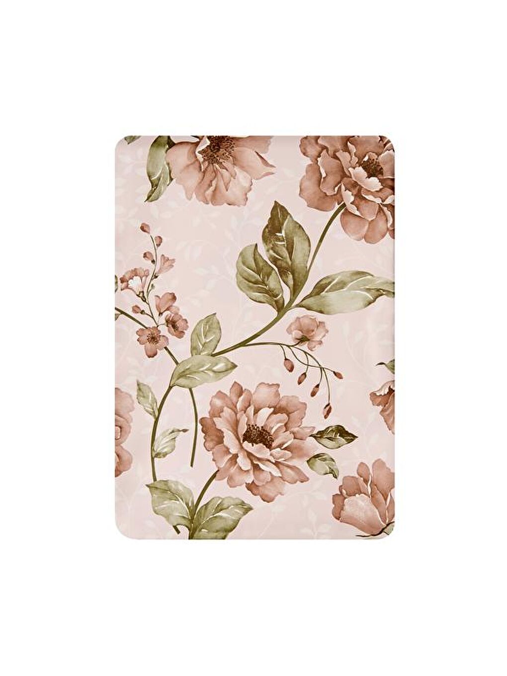 Karışık Gül Desenli Pvc Masa Örtüsü - Renkli - 140x140 cm