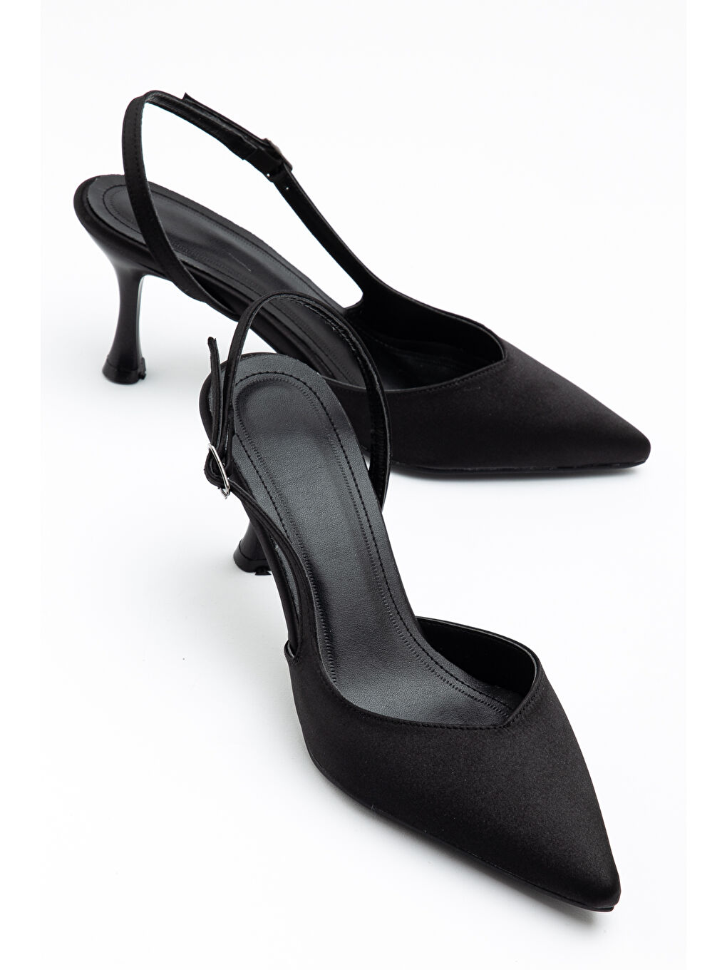 Siyah Rives Günlük Ortopedik Kadın Klasik Topuklu Ayakkabı-2