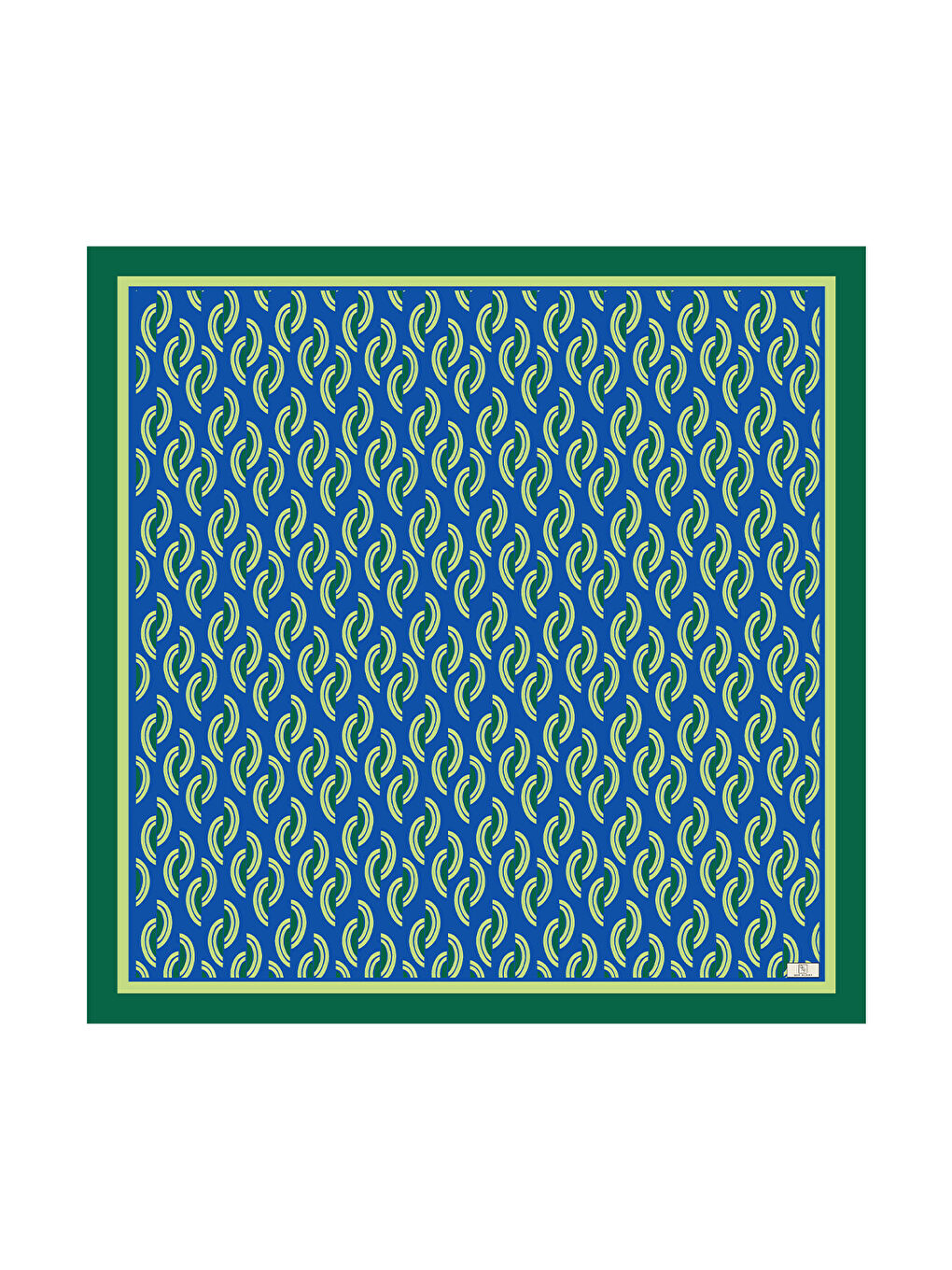 Yeşil Twill İpek Eşarp Aura Zümrüt-1