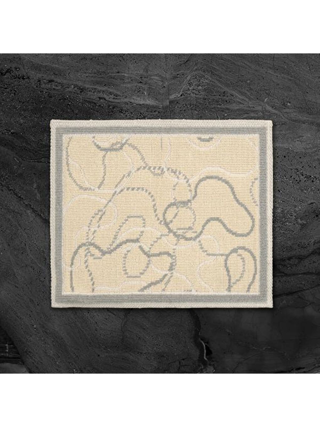 Evidea Soft Vonal 2'li Banyo Paspası - Bej - 60x100 cm + 50x60 cm - 3