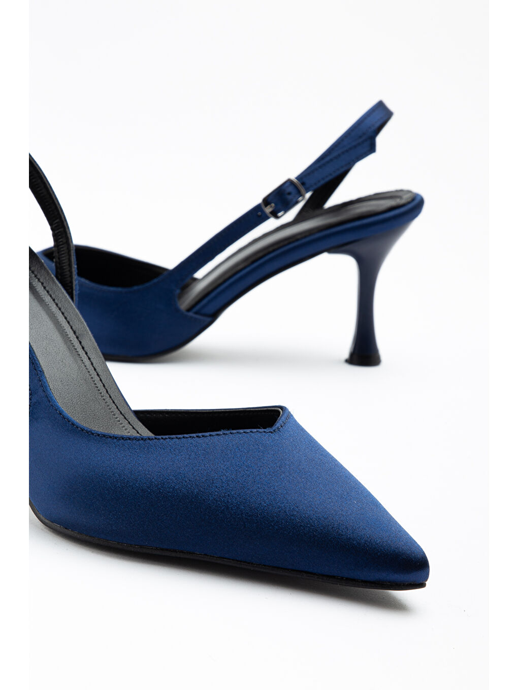 Lacivert Rives Günlük Ortopedik Kadın Klasik Topuklu Ayakkabı-1