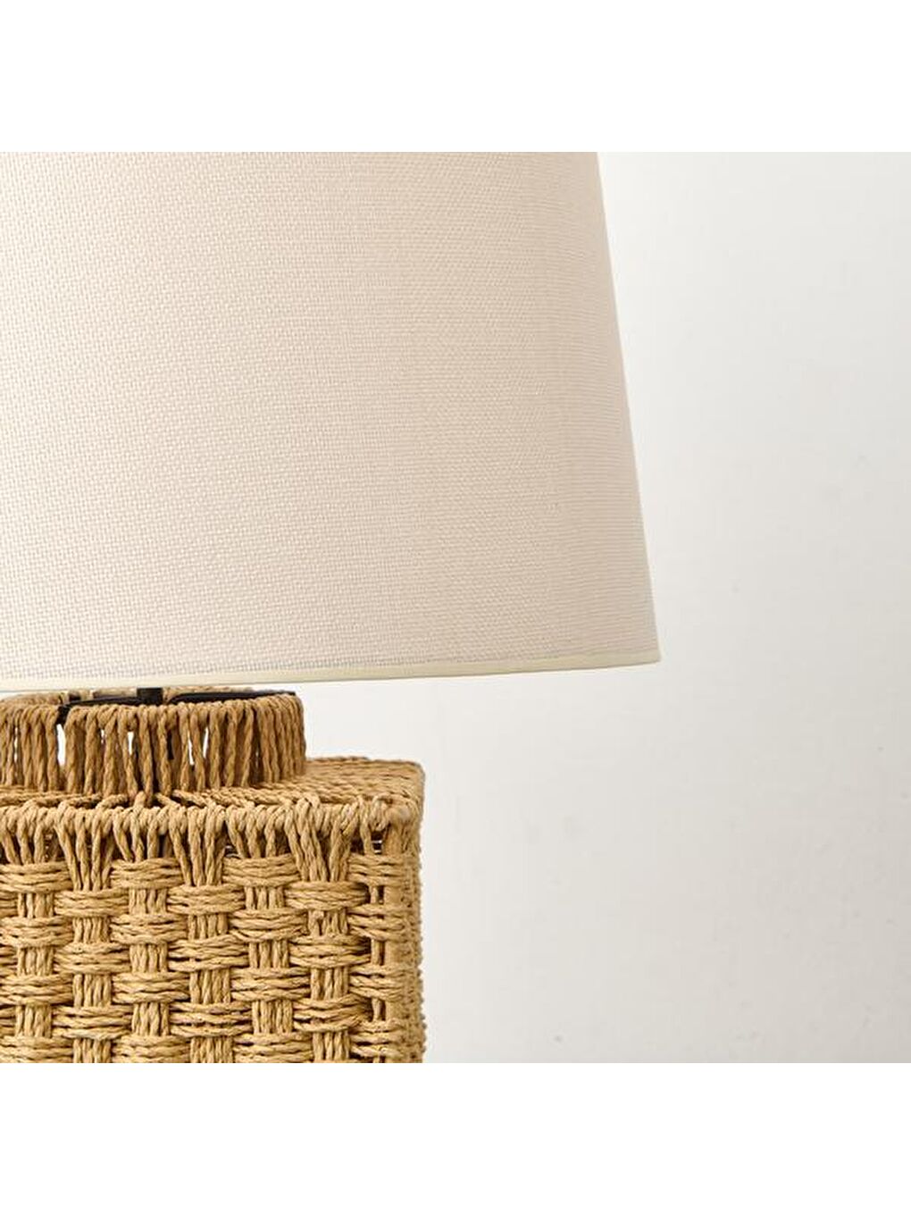 Lighting Pario Abajur - Kahverengi / Beyaz - 50x30 cm-1