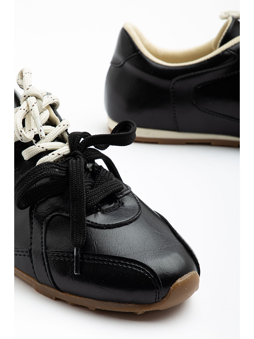 Siyah RS05 Günlük Ortopedik Kadın Sneaker Spor Ayakkabı-2