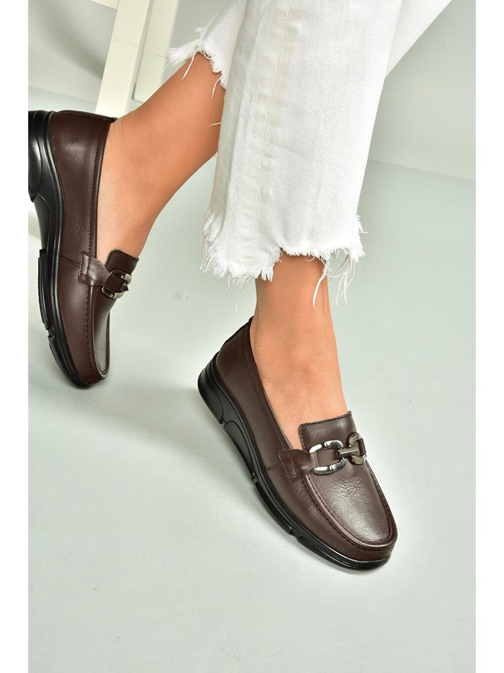 Kahverengi Kadın Ayakkabı T5550814-2