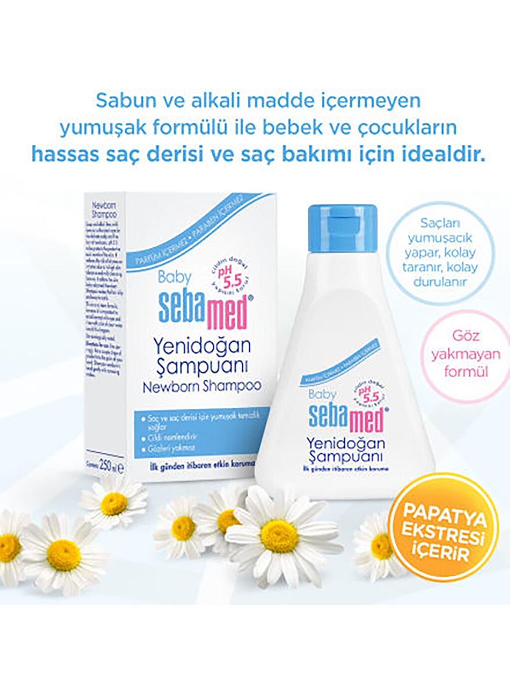 Sebamed Baby Renksiz Bebe Yenidoğan Şampuanı 250 ml - 2