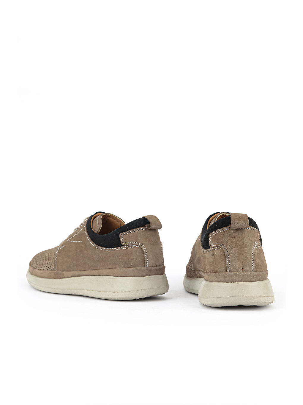 Bej Erkek Hakiki Deri Konfor Ayakkabı 1611002Z26102 Vizon-2