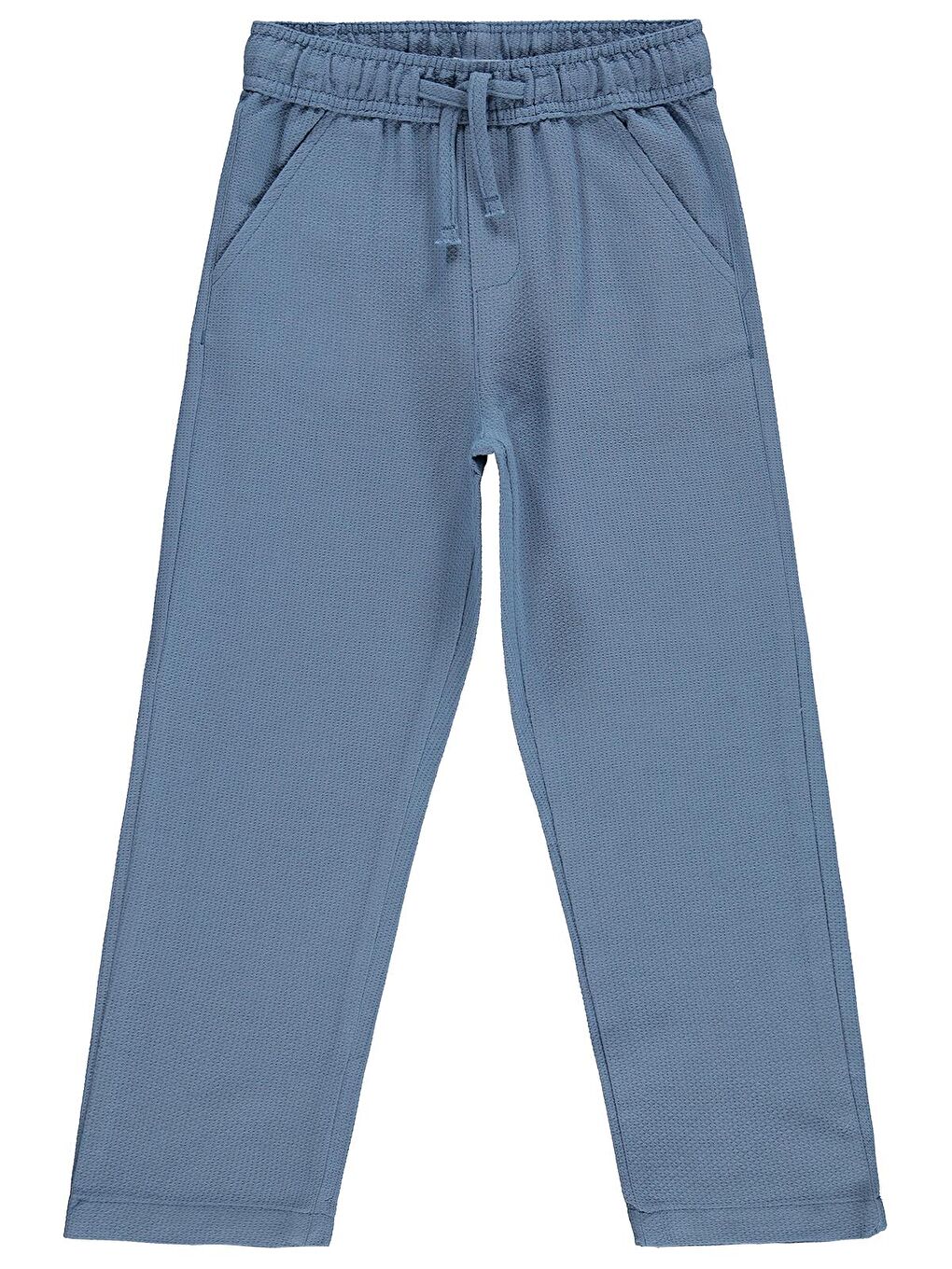 İndigo Boys Armürlü Chino 10-13 Yaş Pantolon - Mavi 10-11 Yaş