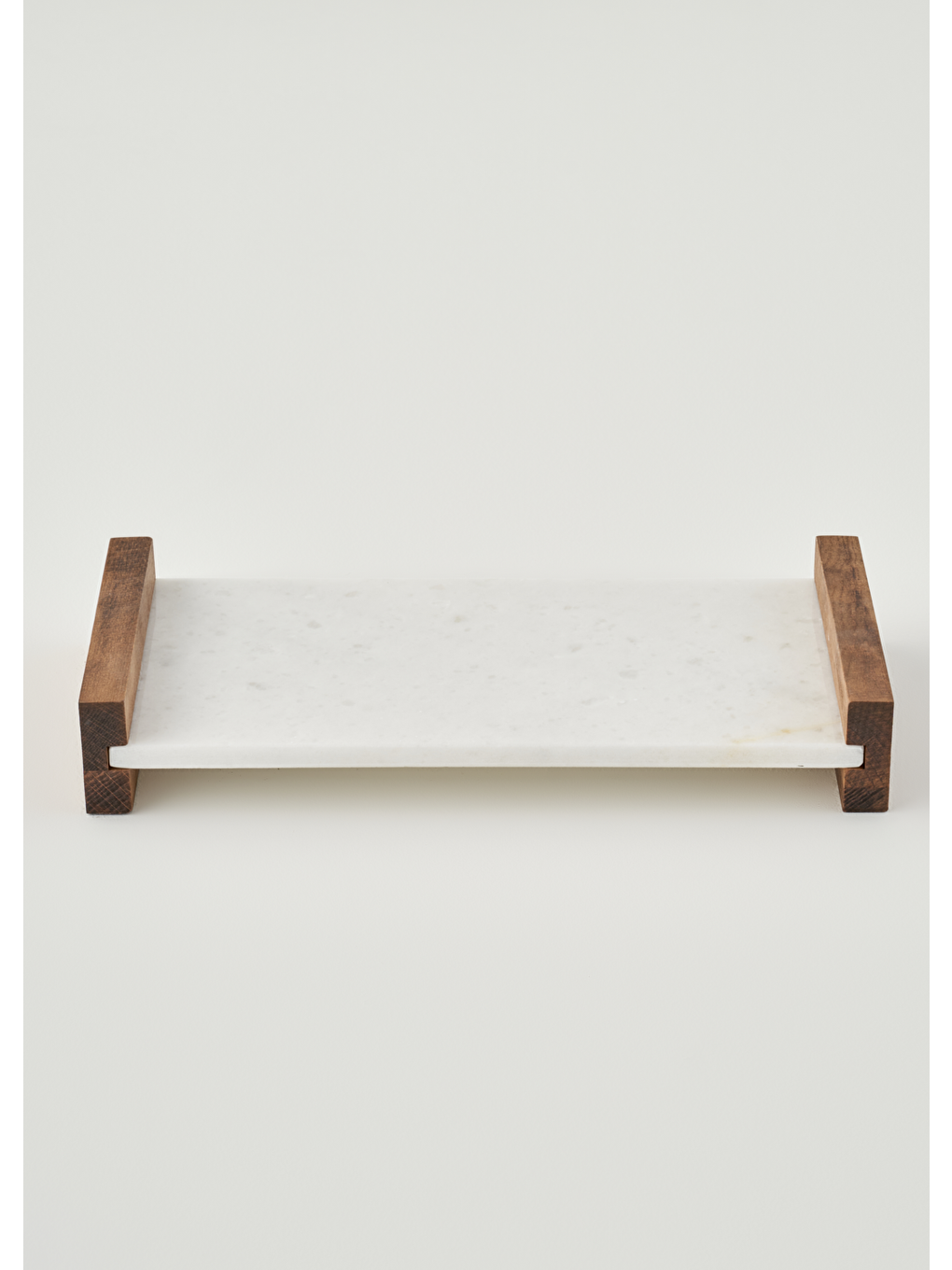 Bej Olmo Mermer Dekoratif Tepsi Naturel (15x30 Cm)