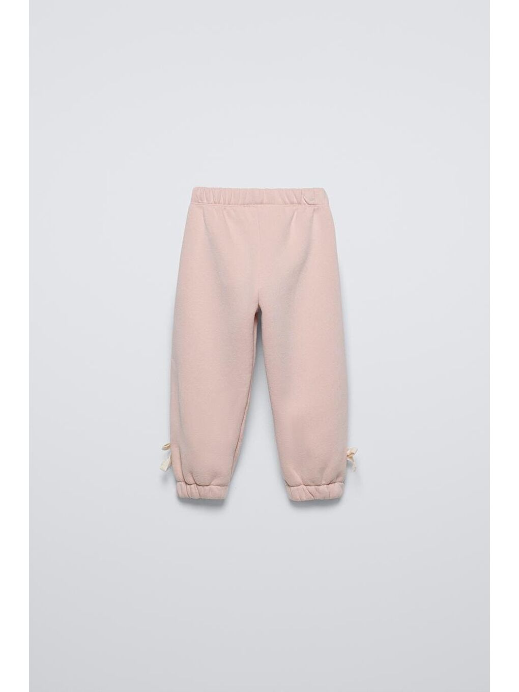 Kız Çocuk Pamuklu Pembe Kalp Desenli Sweatshirt Ve Eşofman Altı Takım-2