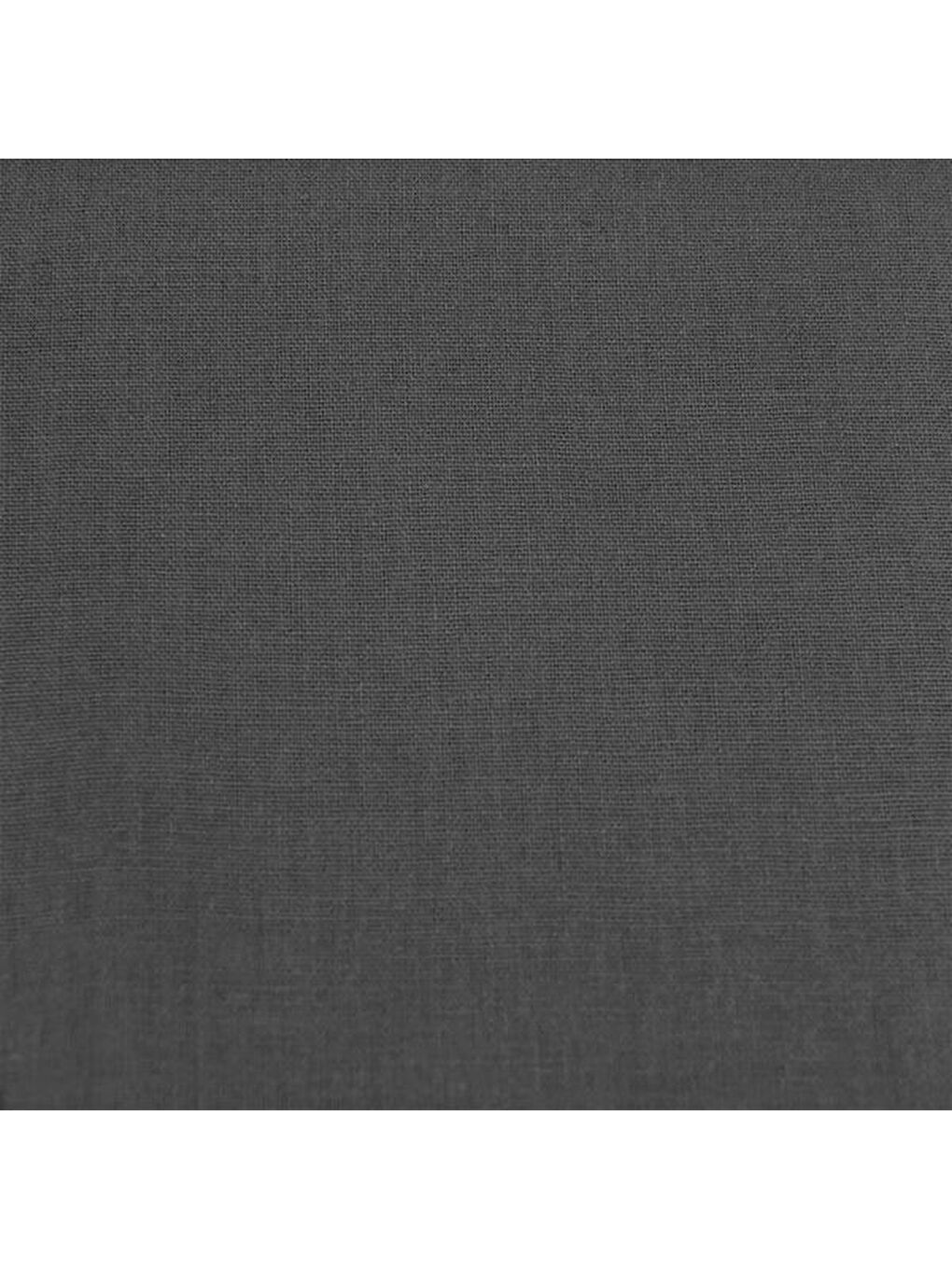 Soft Fırfırlı 2'li Yastık Kılıfı - Antrasit - 50x70 cm-2